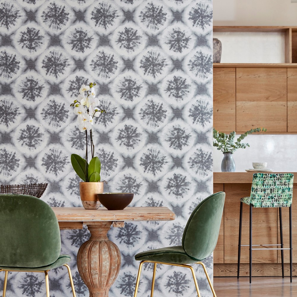 Nihan Wallpaper 111642 by Harlequin in Graphite Grey